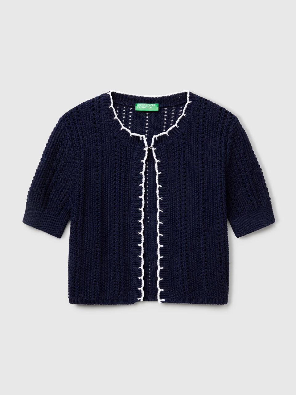 BUTTONED SWEATER H/S Women image number 1