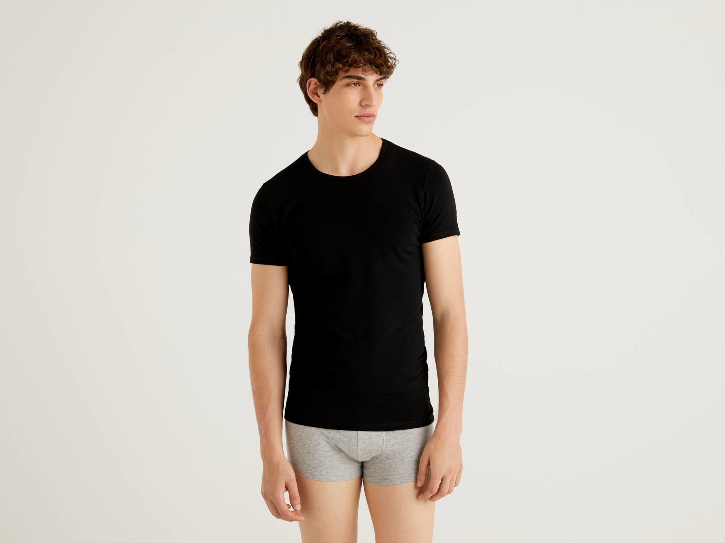 Organic stretch cotton t-shirt image number null