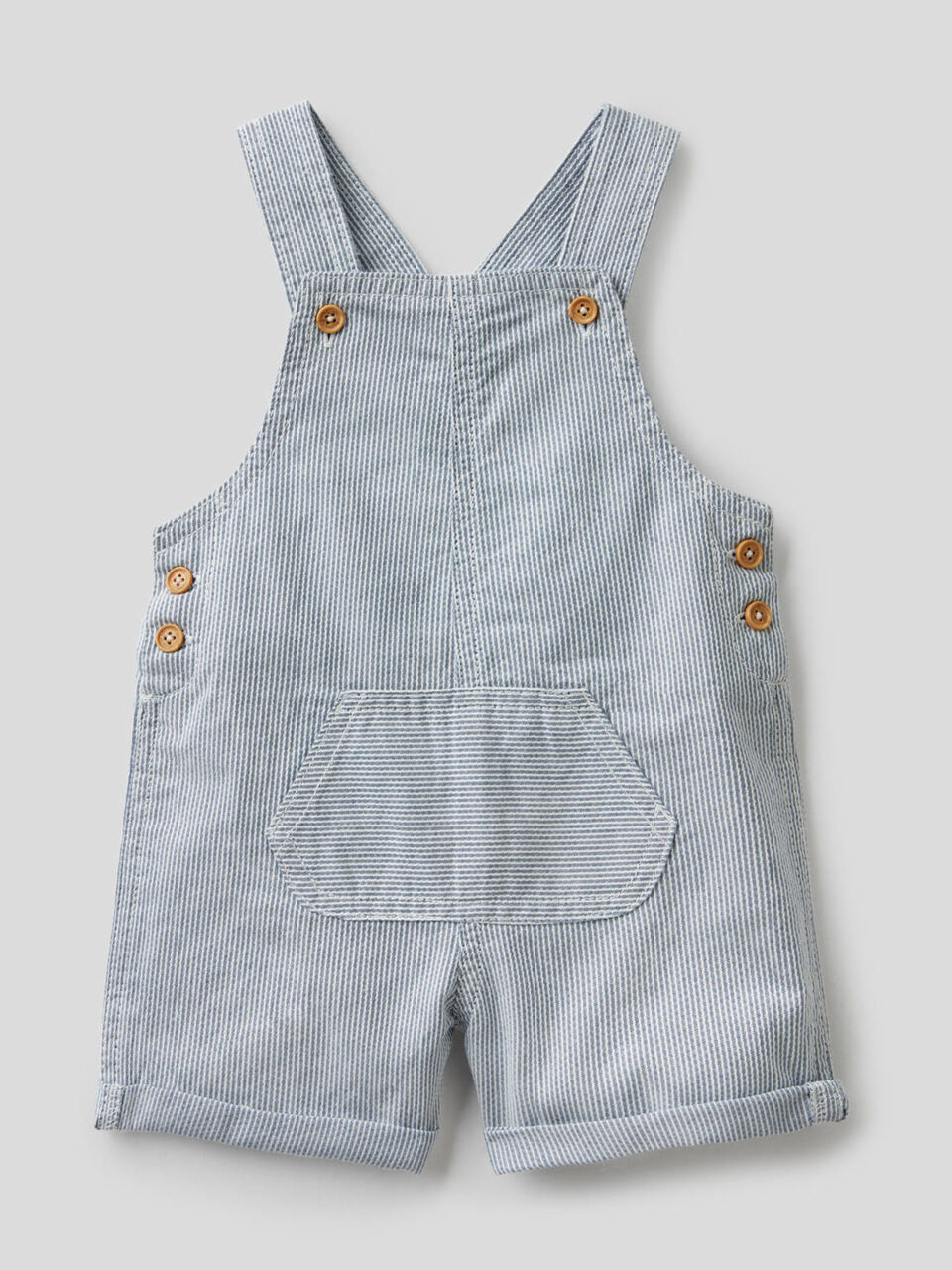 Short overalls in 100% cotton image number null