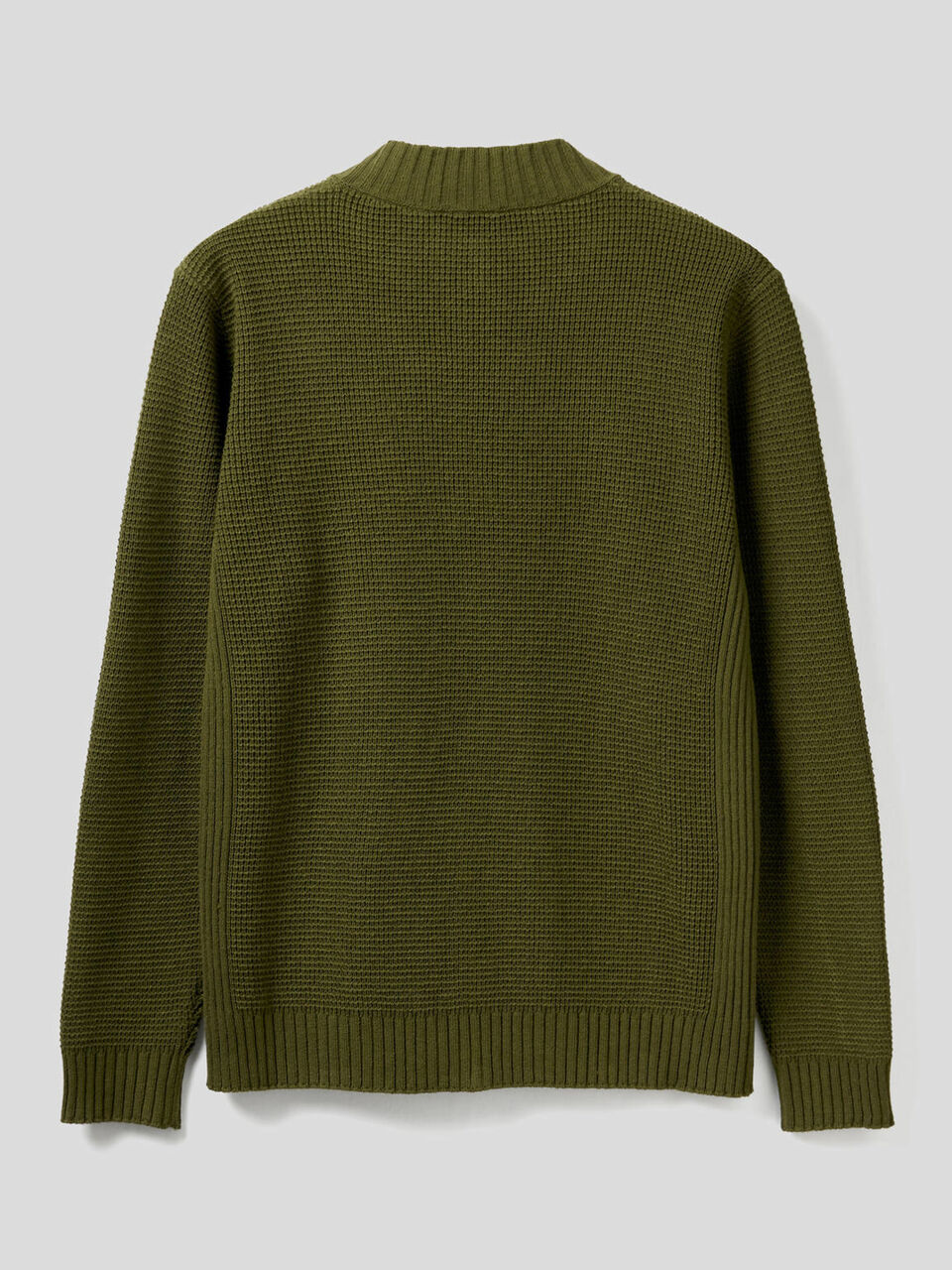 Cardigan with zip opening image number null