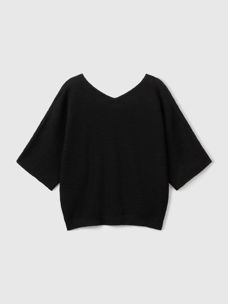 V NECK SWEATER H/S Women image number 2
