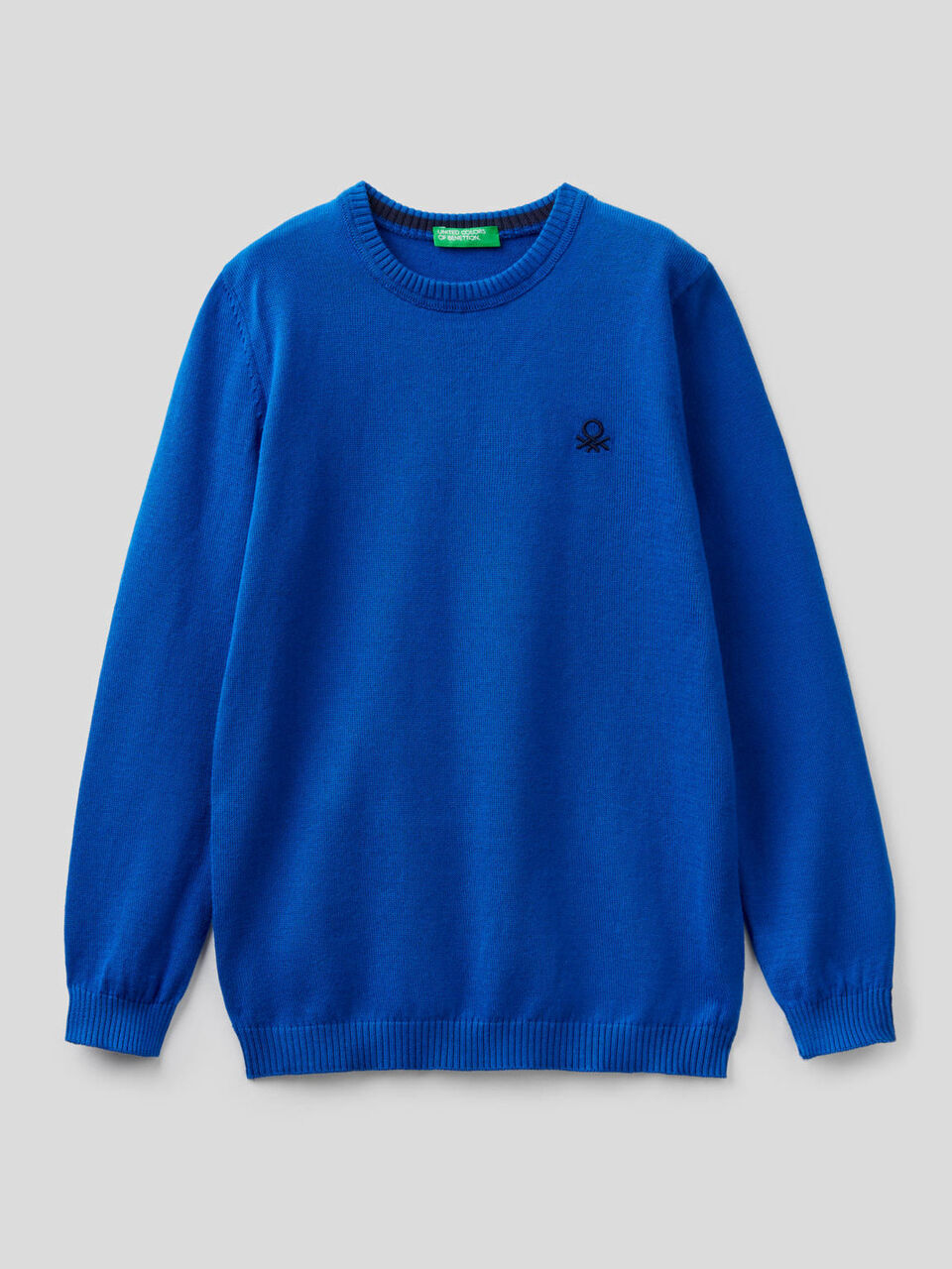 Pure cotton sweater with logo image number null