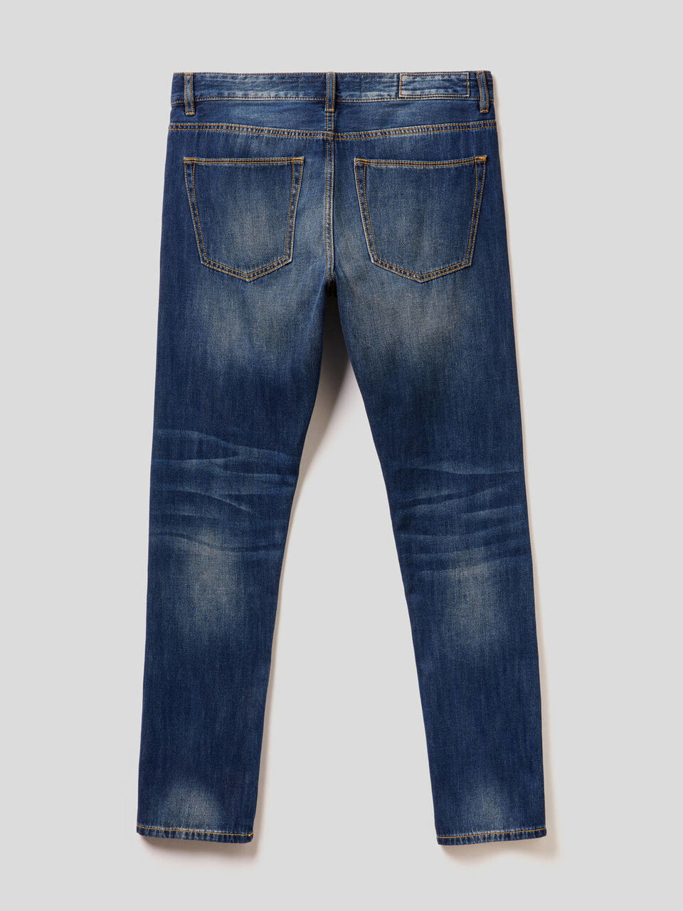 Five pocket jeans with worn look image number null