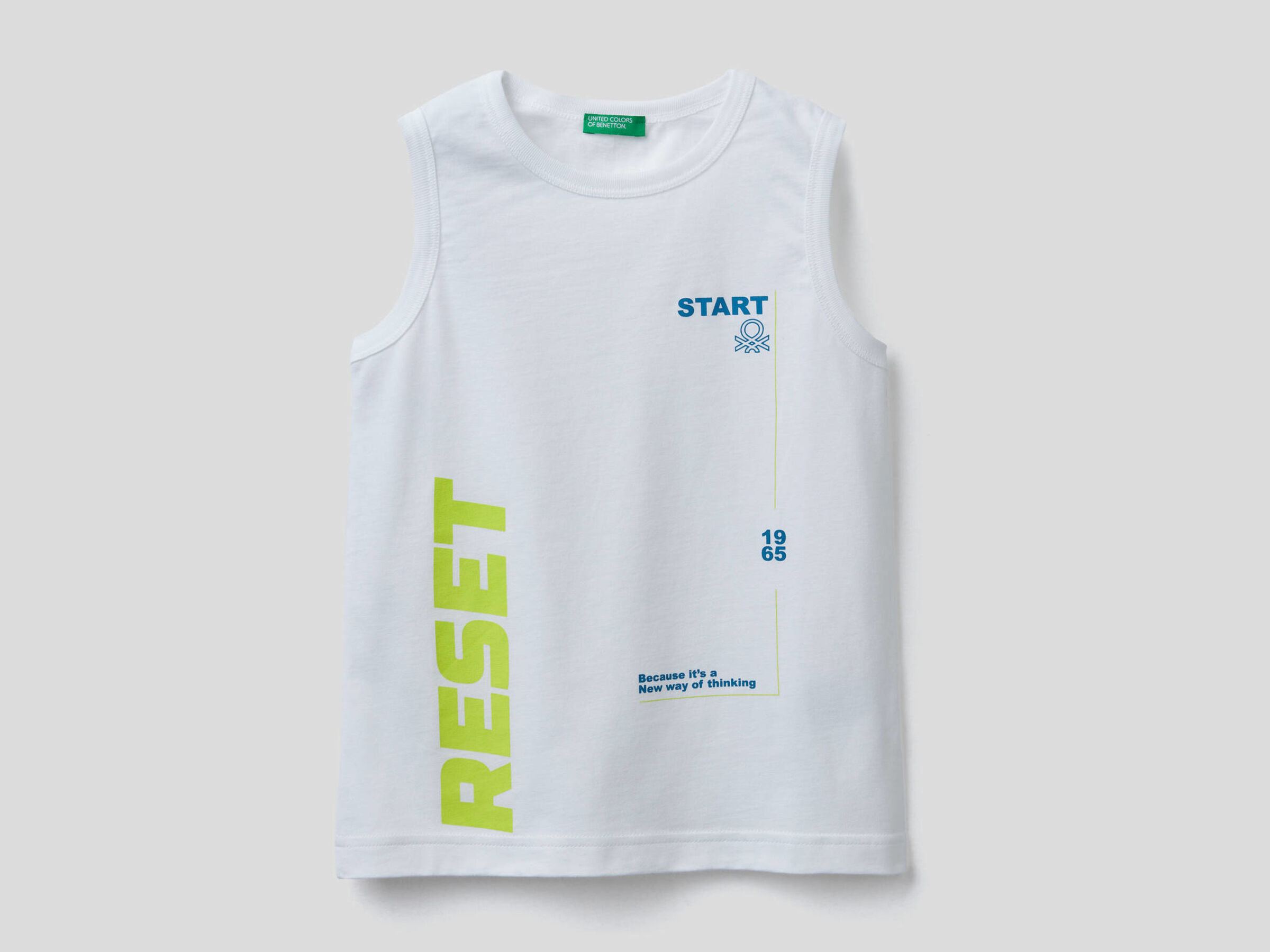 Tank top in organic cotton image number null
