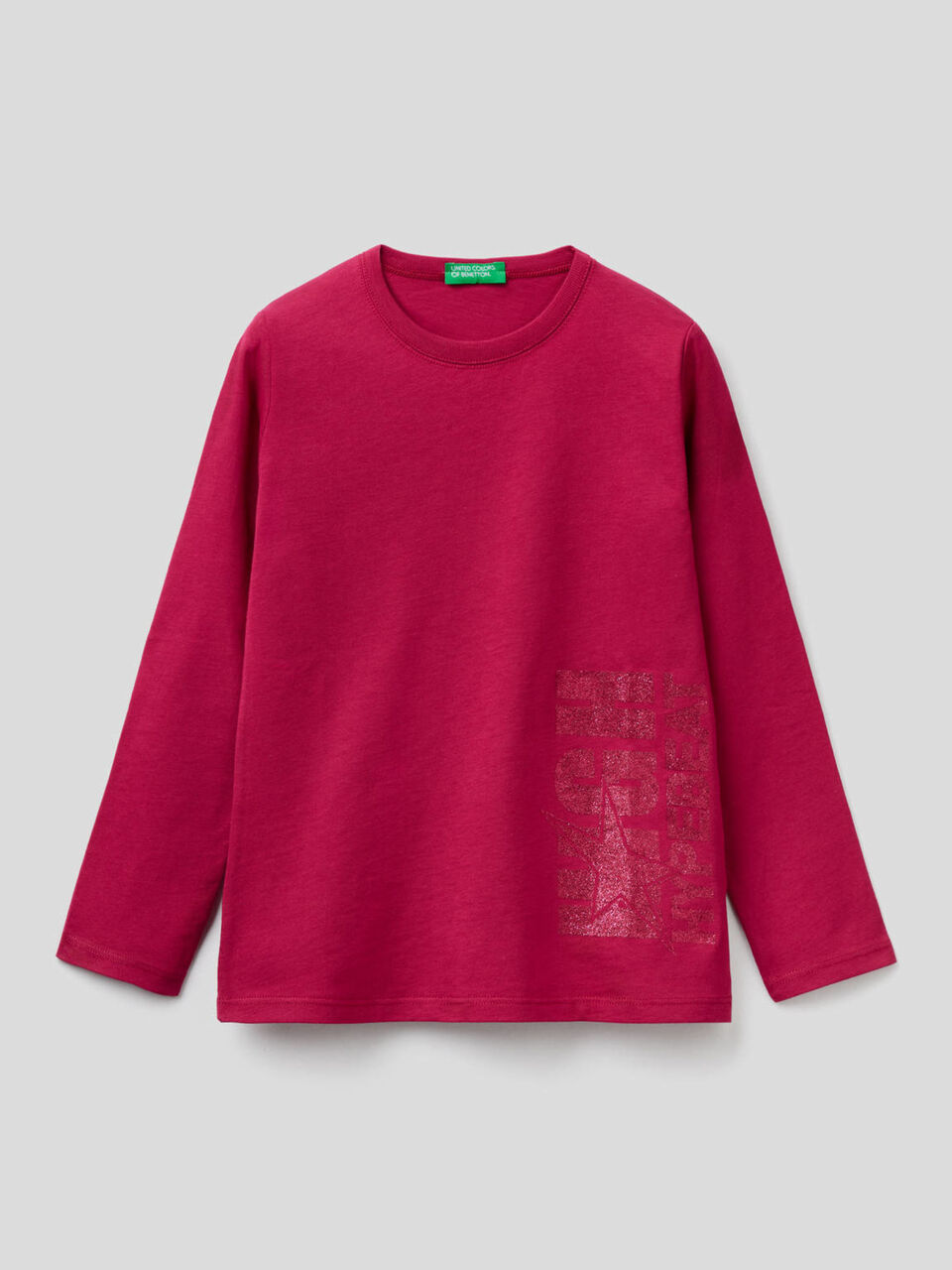 Long sleeve 100% organic cotton t-shirt image number 1
