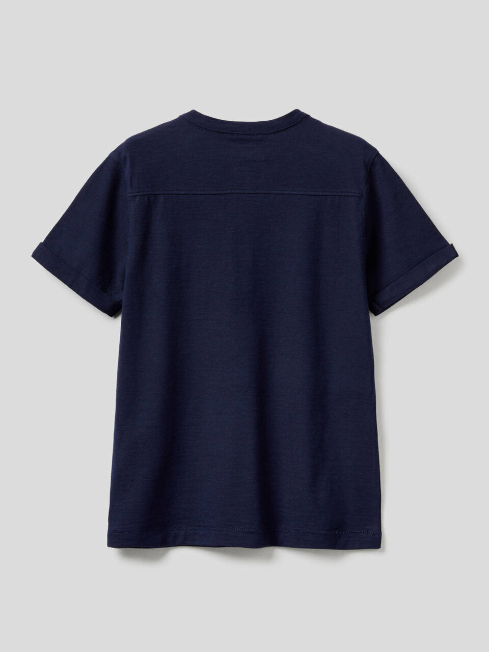 Henley t-shirt in pure cotton image number null