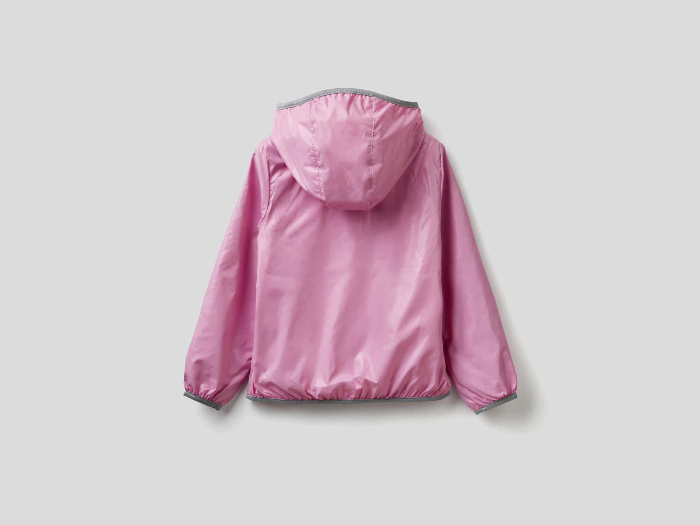 Jacket with hood in technical fabric image number null