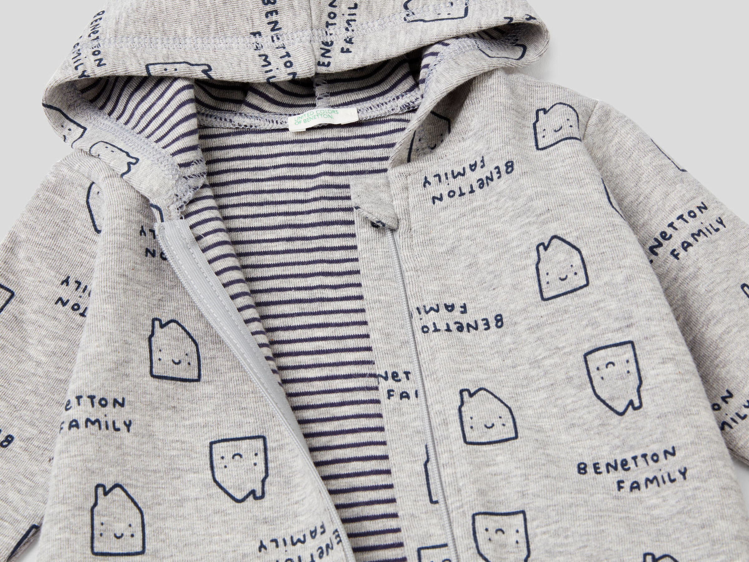Hoodie in stretch organic cotton image number null