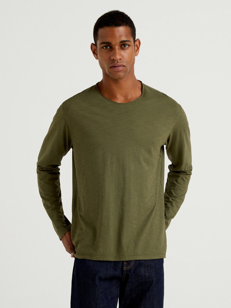 grey long sleeve mens shirt