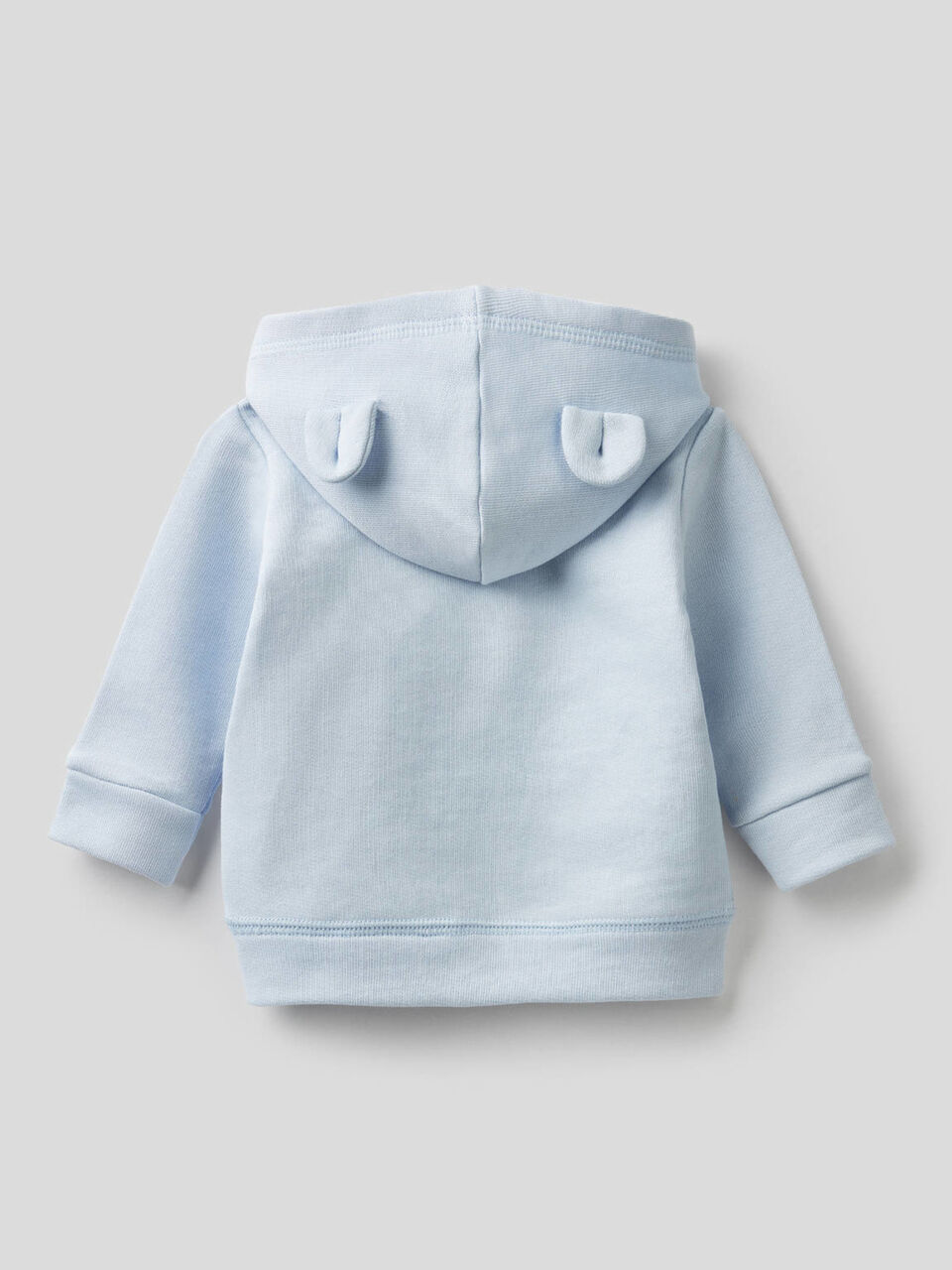 Sweatshirt with hood in organic cotton image number 2