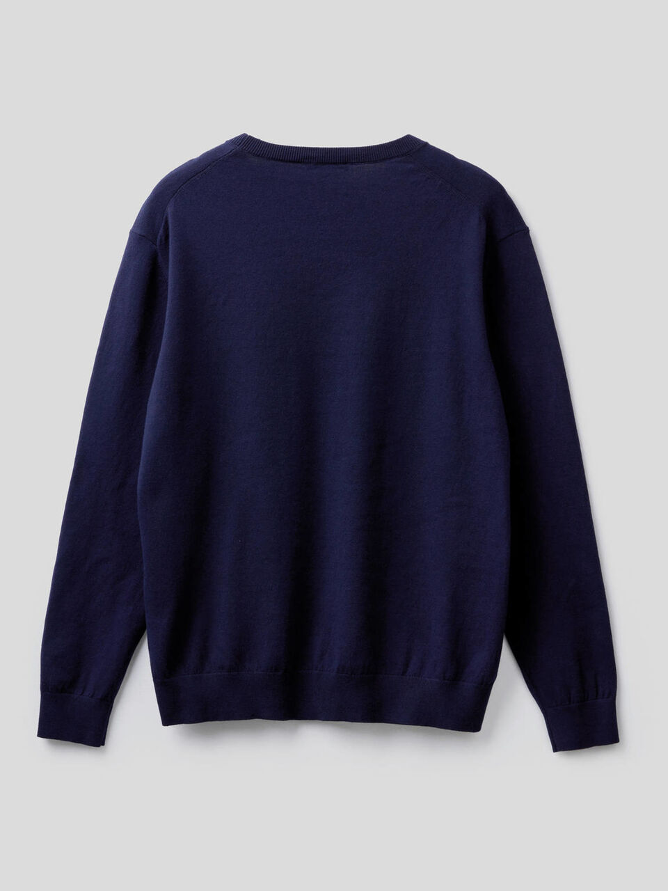 Crew neck sweater in cotton blend image number null