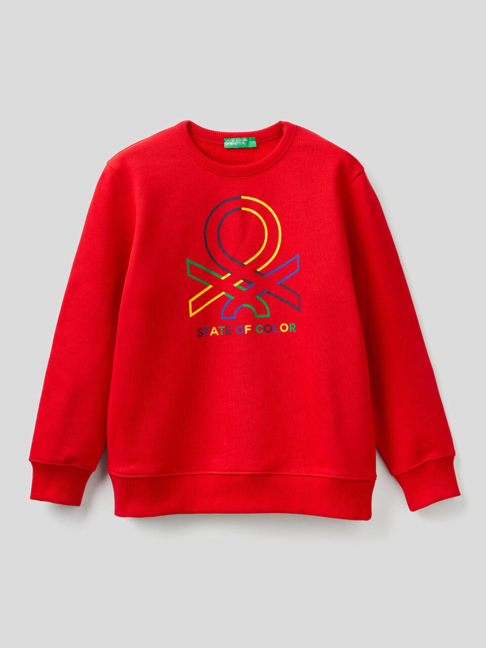 Pure cotton sweatshirt with logo image number null