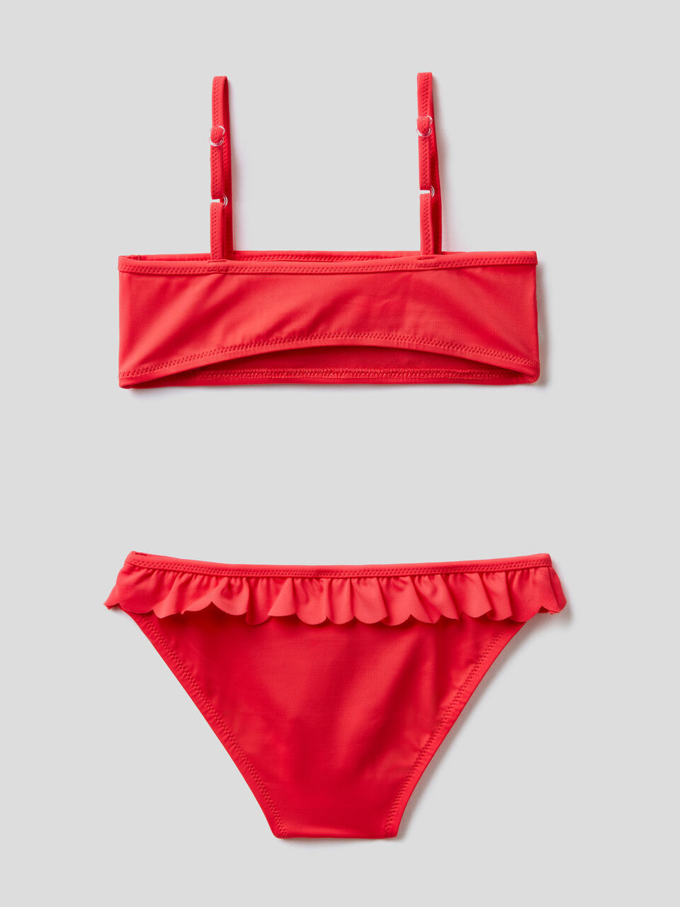 Bikini with frills in ECONYL® image number 2