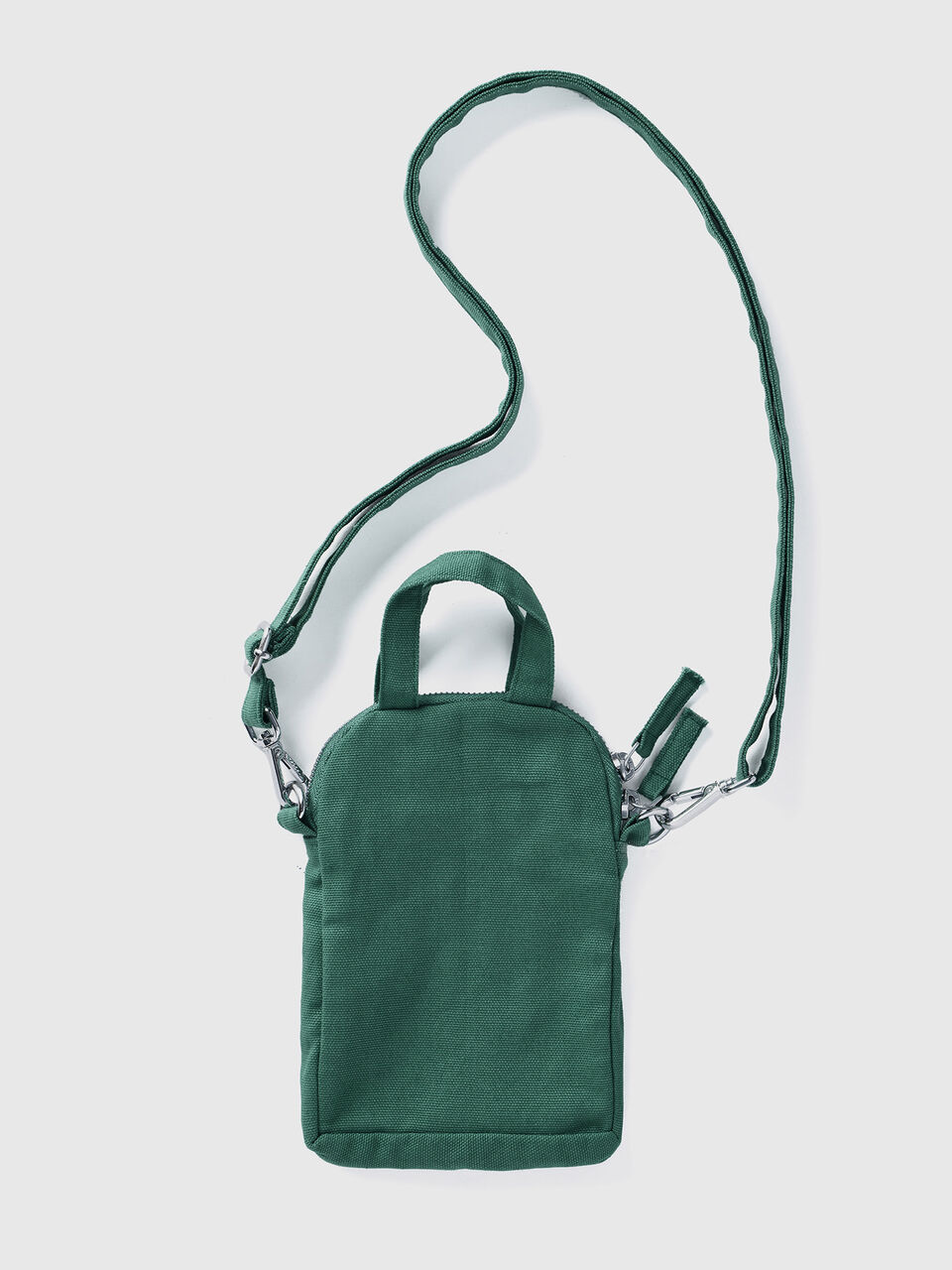 Military green cell phone holder in pure cotton image number 2
