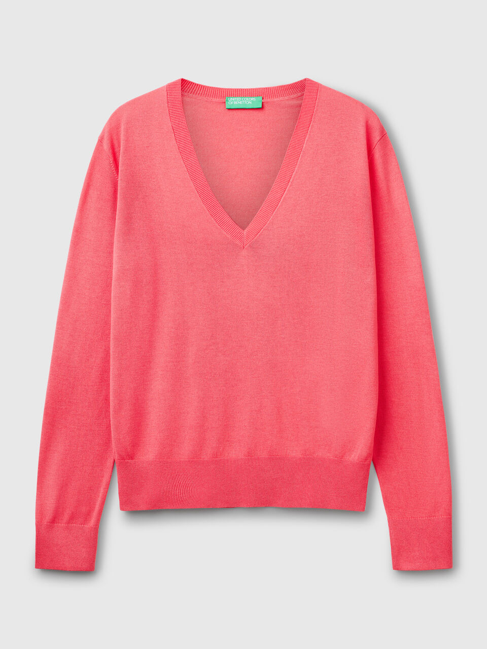 V NECK SWEATER L/S Women image number 1