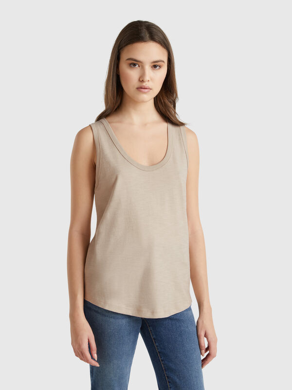 Tank top in lightweight cotton Women
