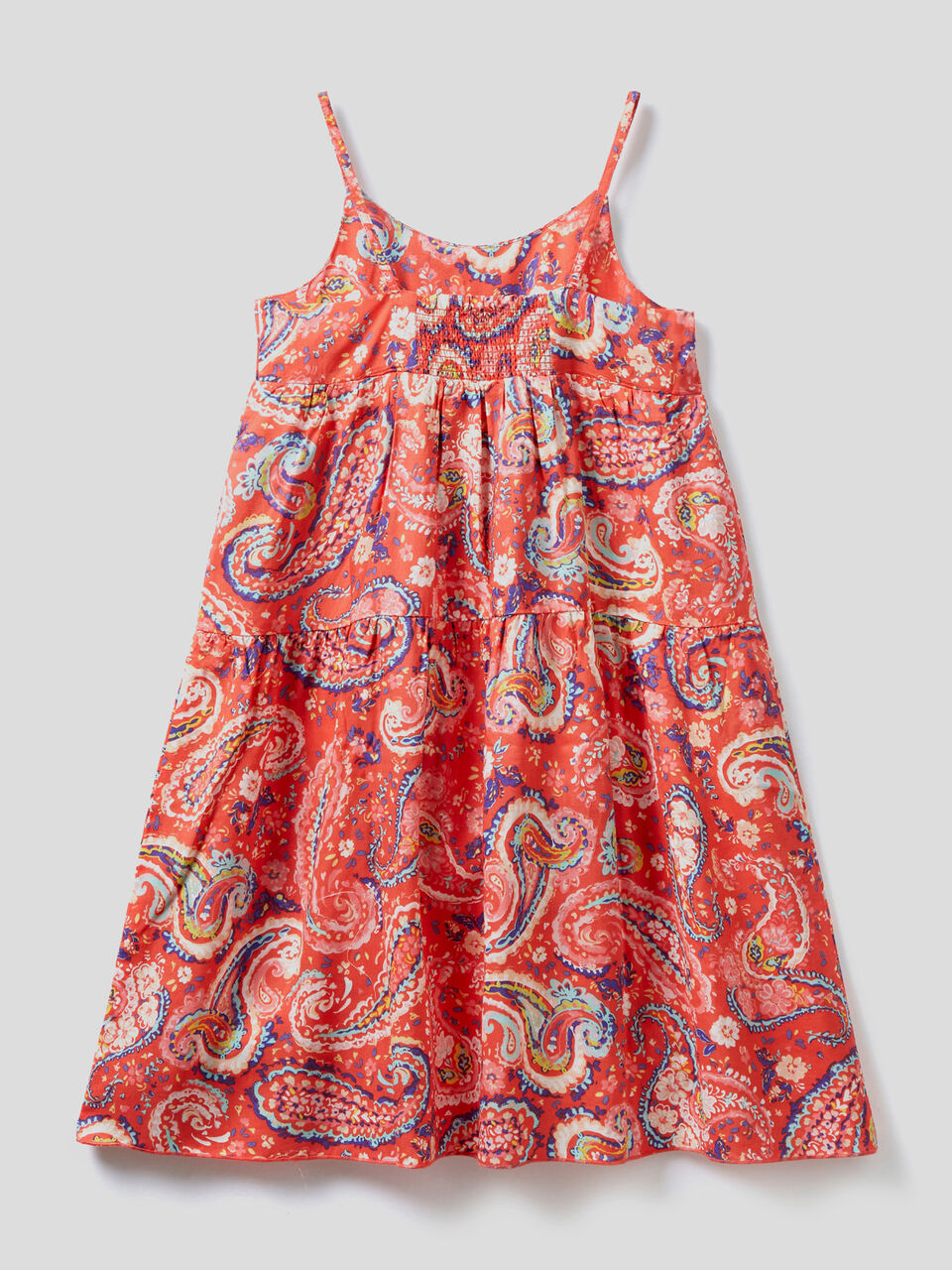 Flowy patterned beach cover-up image number 2