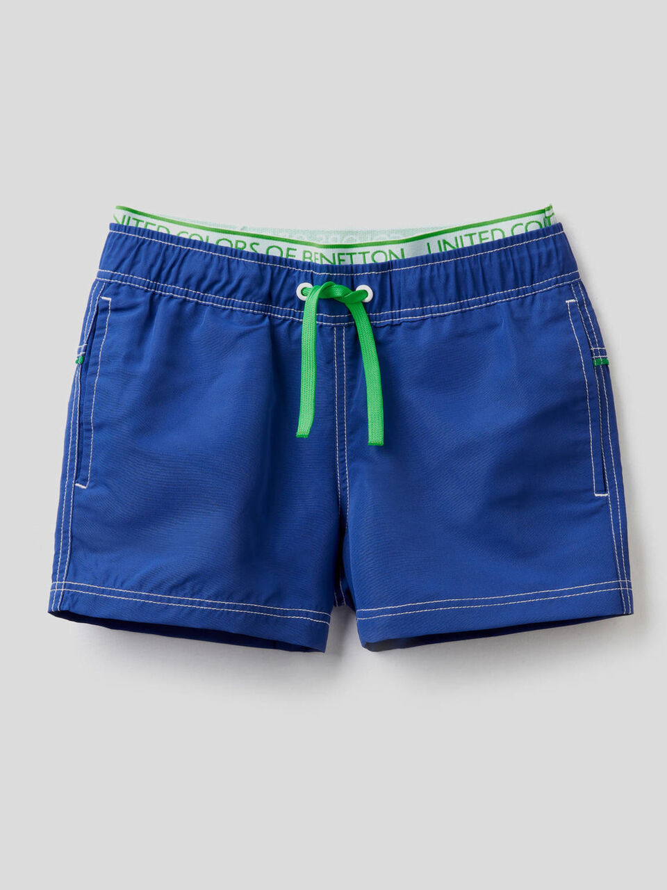 Swim trunks with neon details image number null