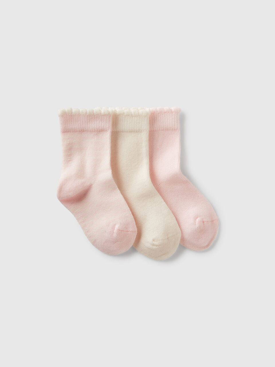 KNITTED SOCKS 3 PAIR New Born (0-18 months) image number 1