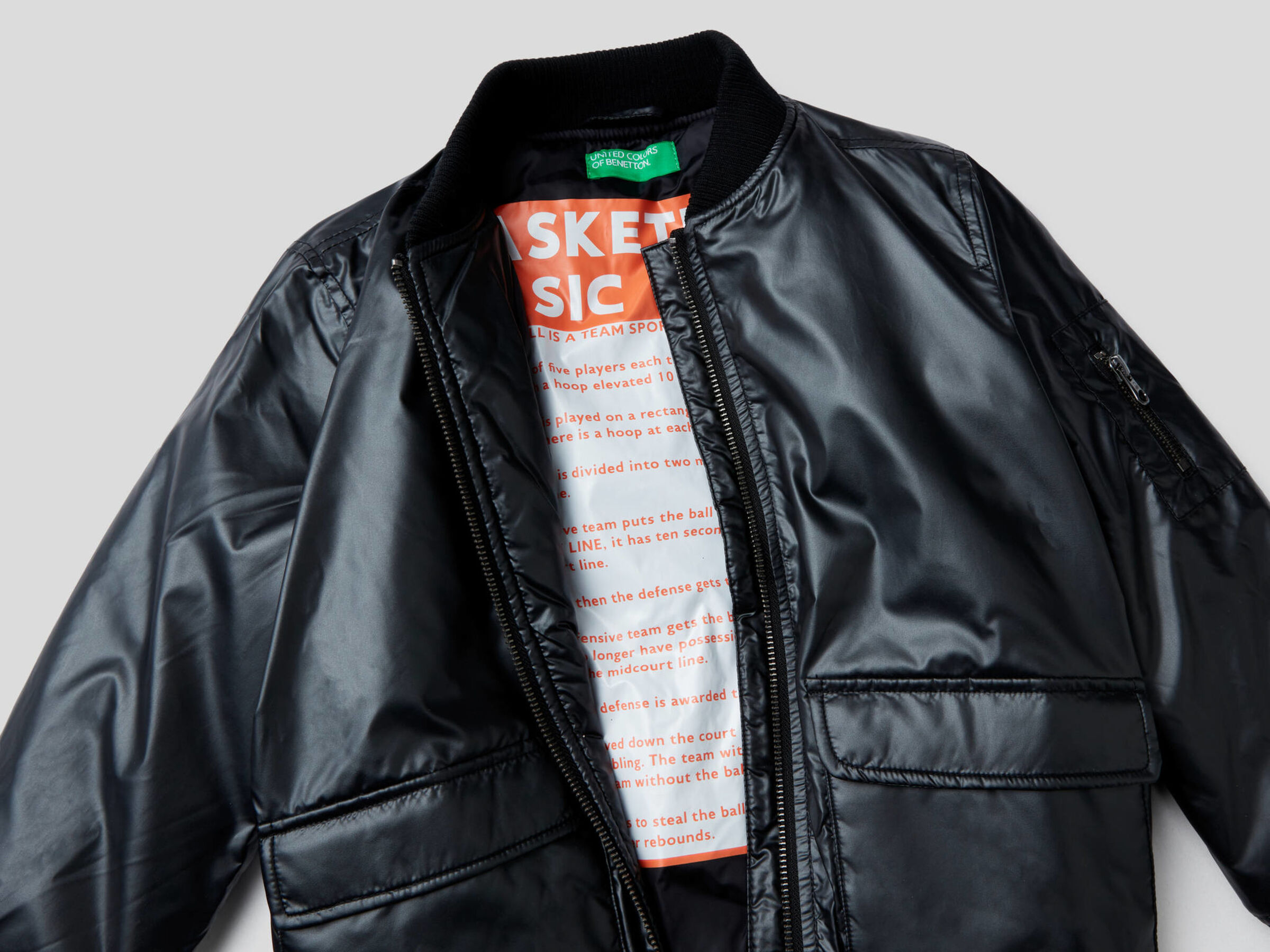 Bomber jacket with 3D patch image number null