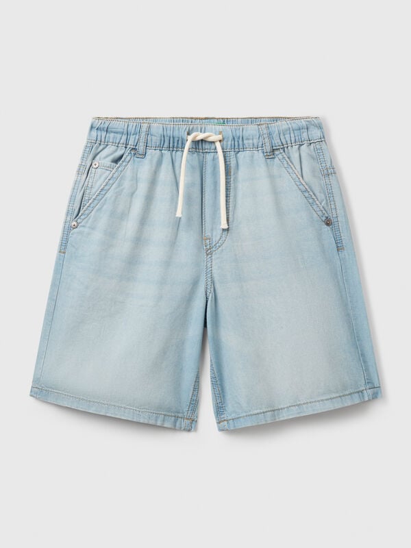 Bermudas in chambray Junior Boy