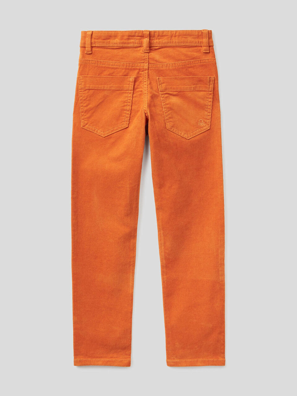 Slim fit stretch velvet trousers image number 2