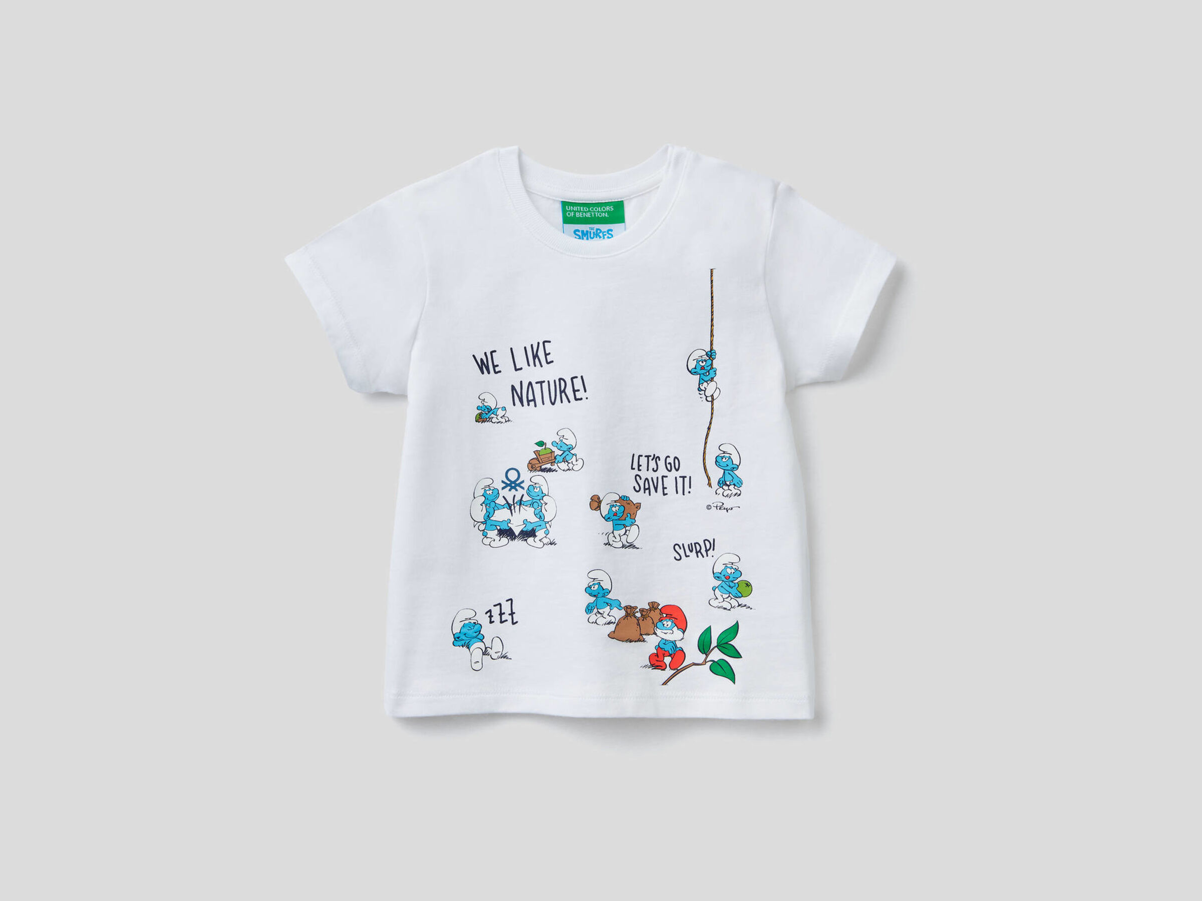 T-shirt with The Smurfs print image number null