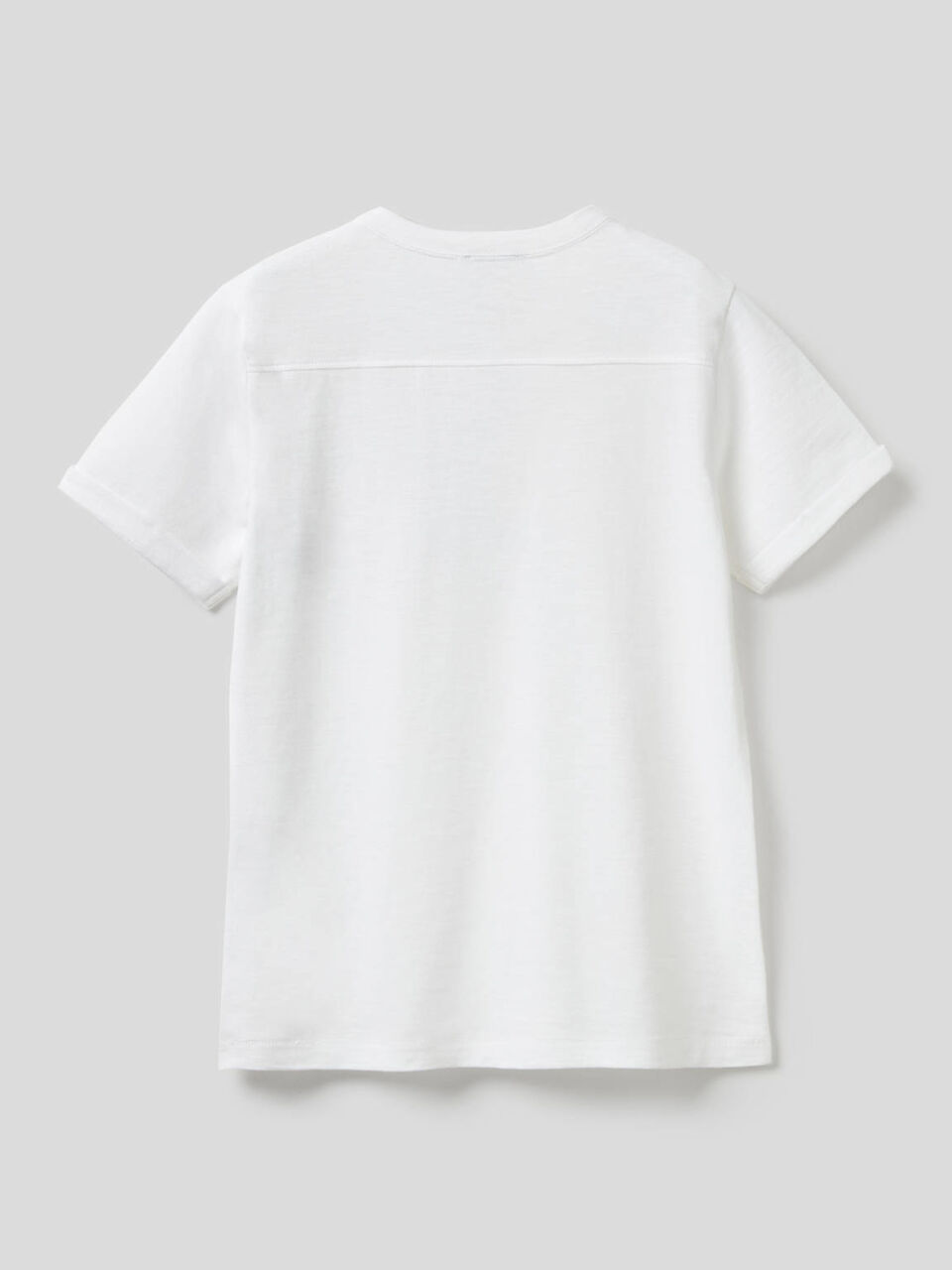 Henley t-shirt in pure cotton image number null