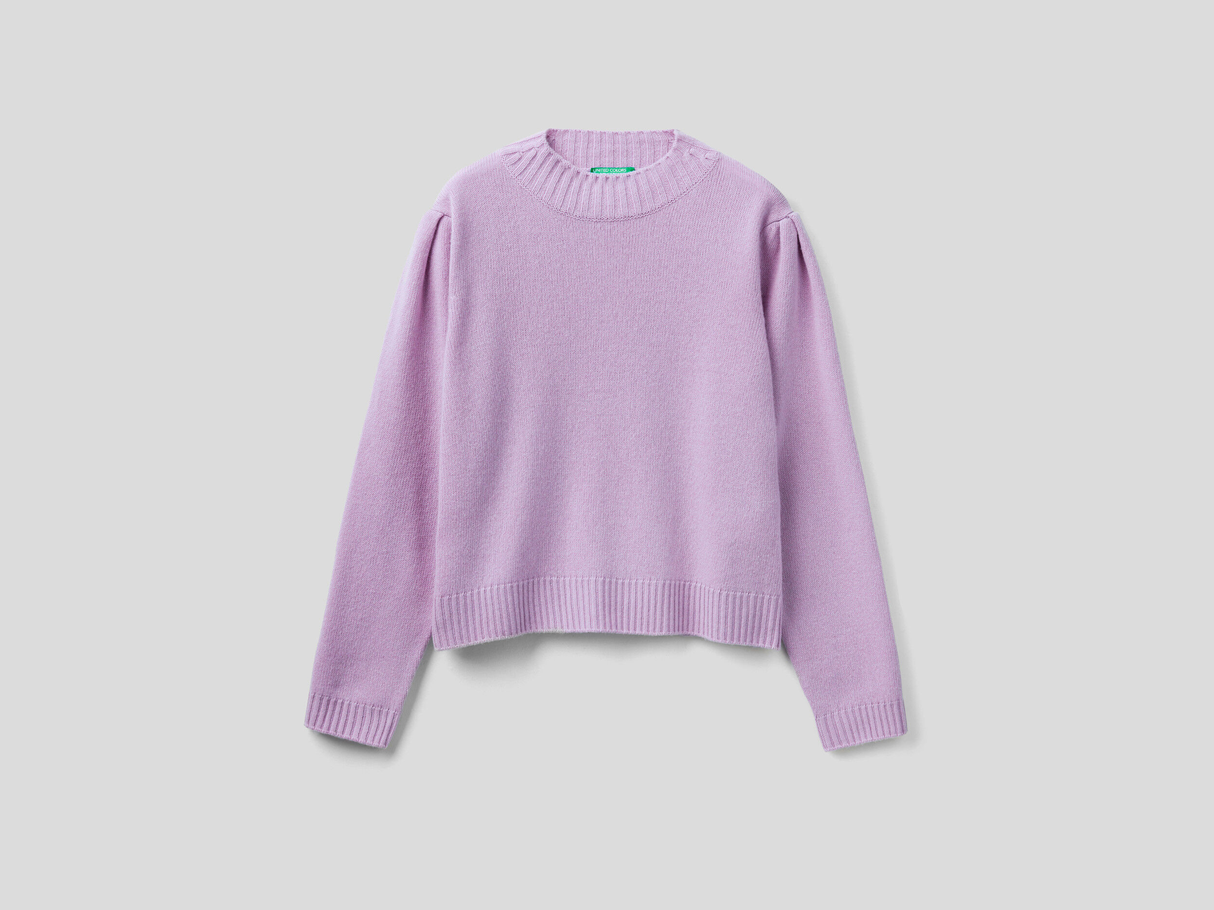 lavender mock turtleneck