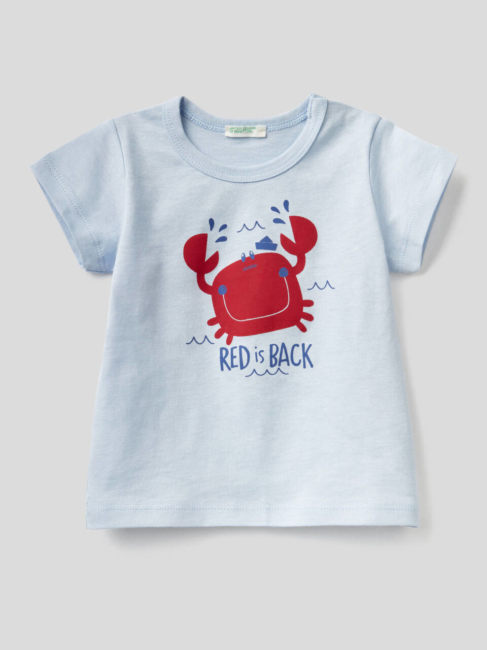 Organic cotton t-shirt with print image number null