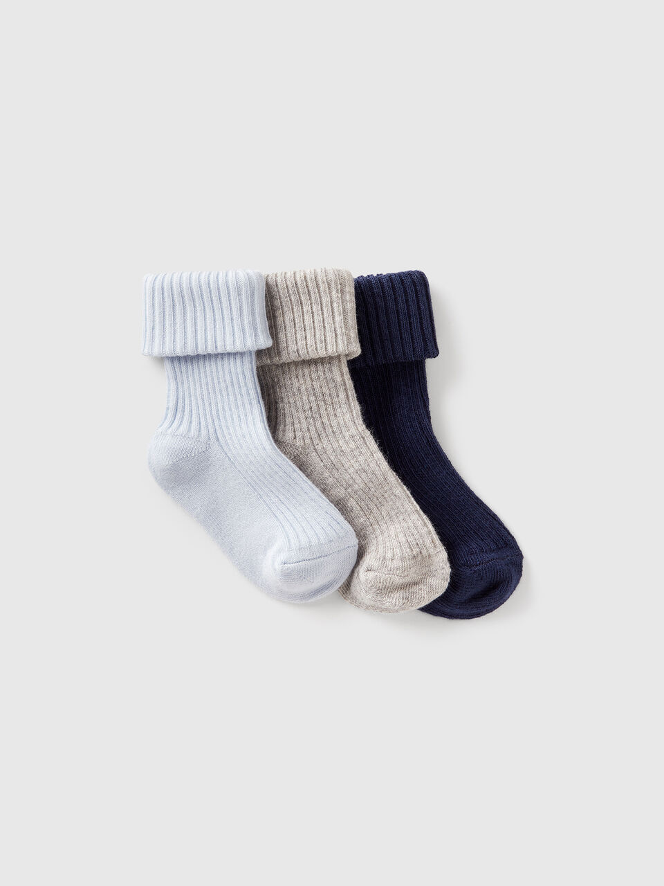 KNITTED SOCKS 3 PAIR New Born (0-18 months) image number 1
