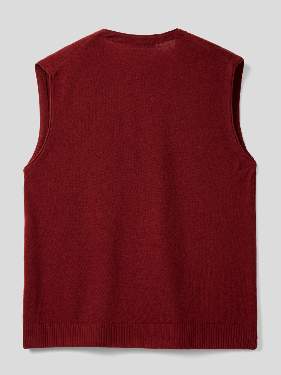 Vest in 100% Merino wool with buttons image number 2