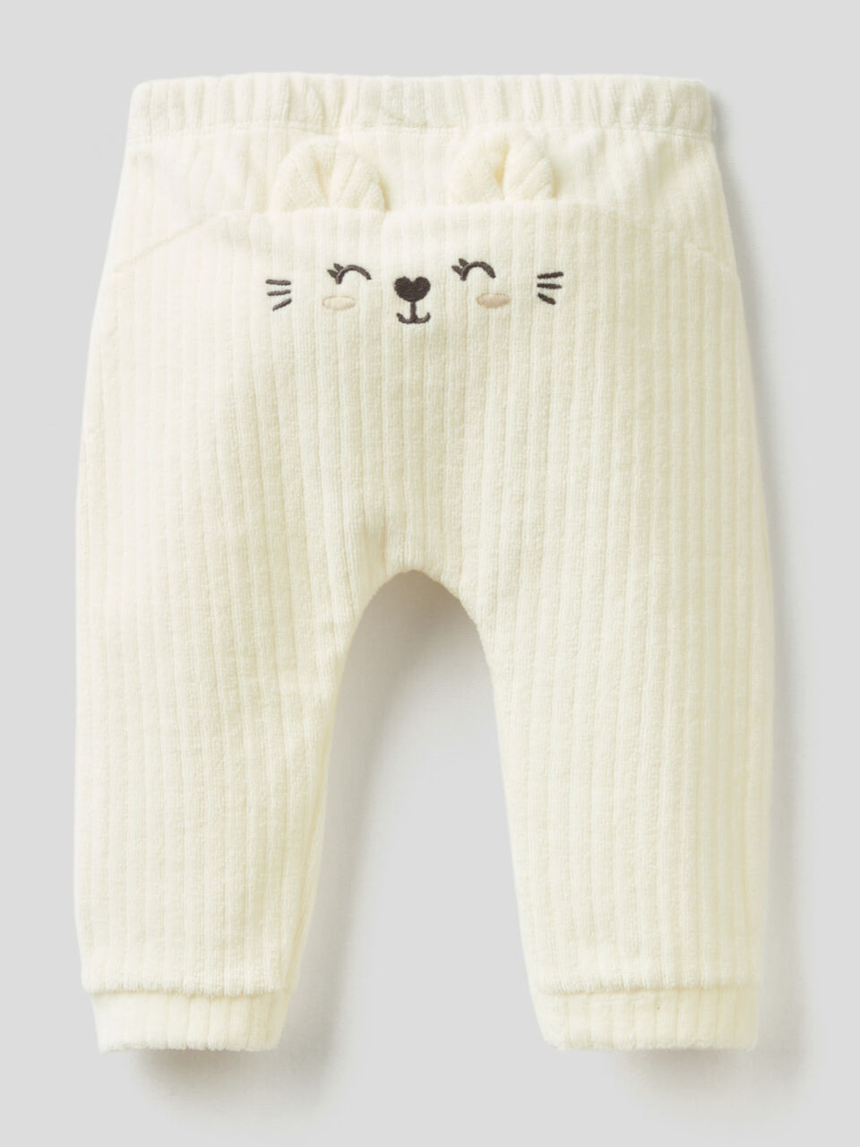Chenille trousers with animal image number 2