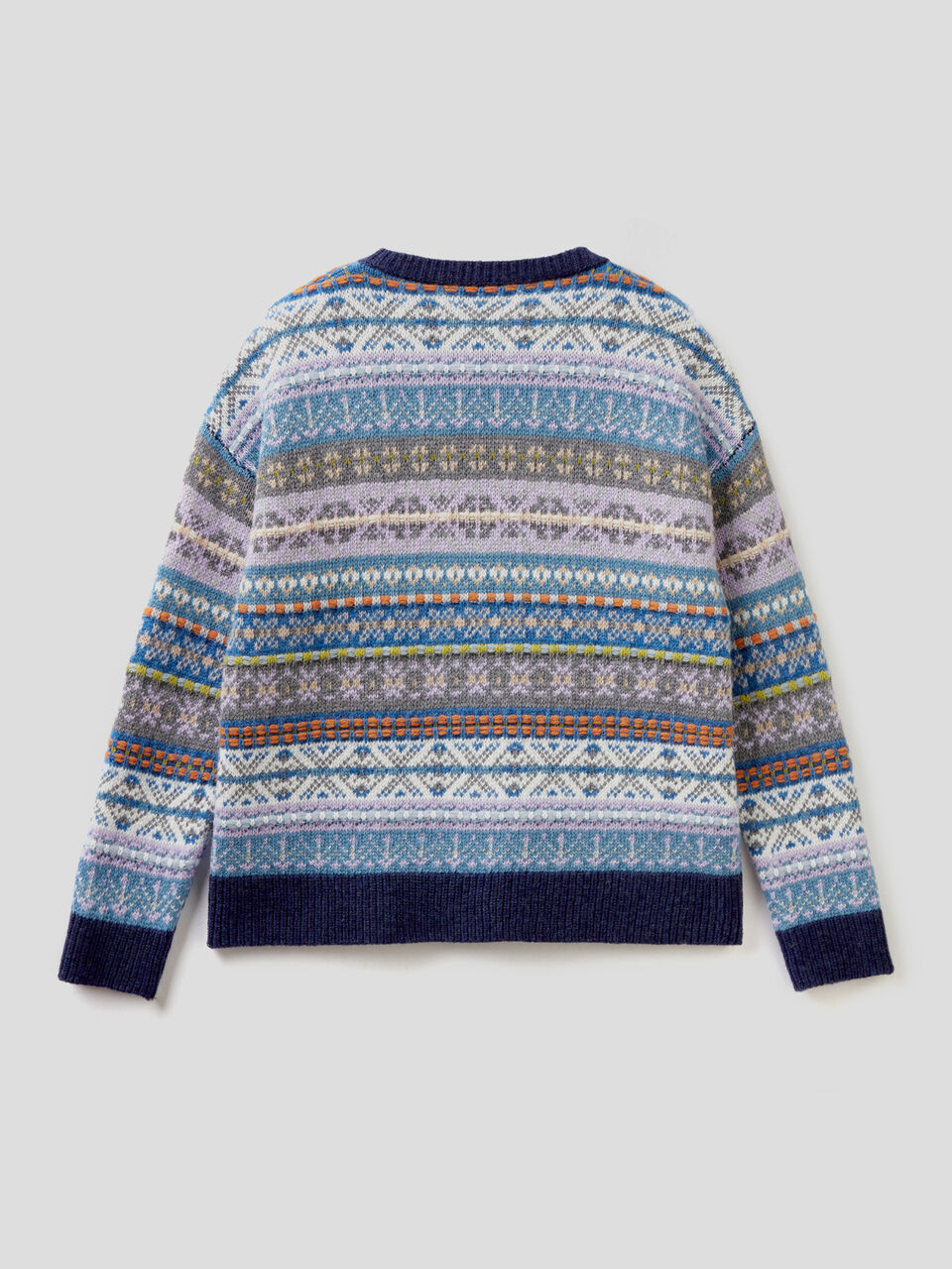 Multicolor jacquard sweater image number 2