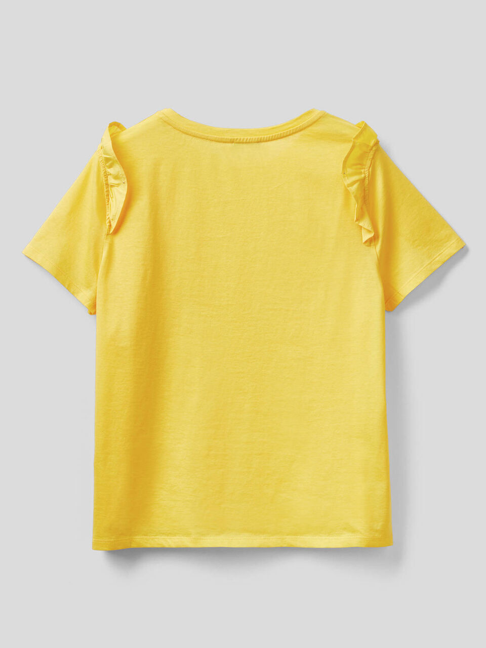 T-shirt in 100% cotton with rouches image number 2