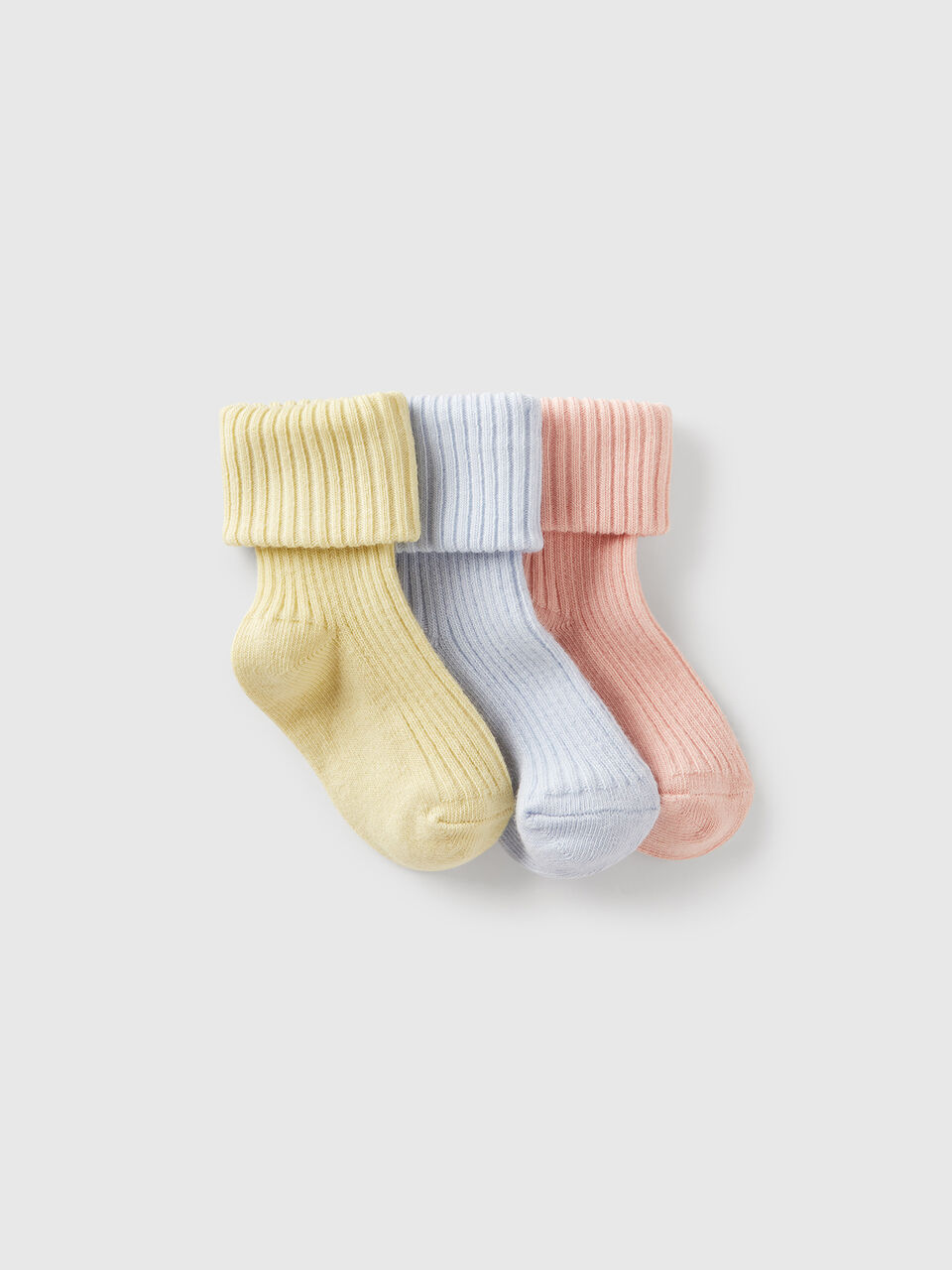 KNITTED SOCKS 3 PAIR New Born (0-18 months) image number 1