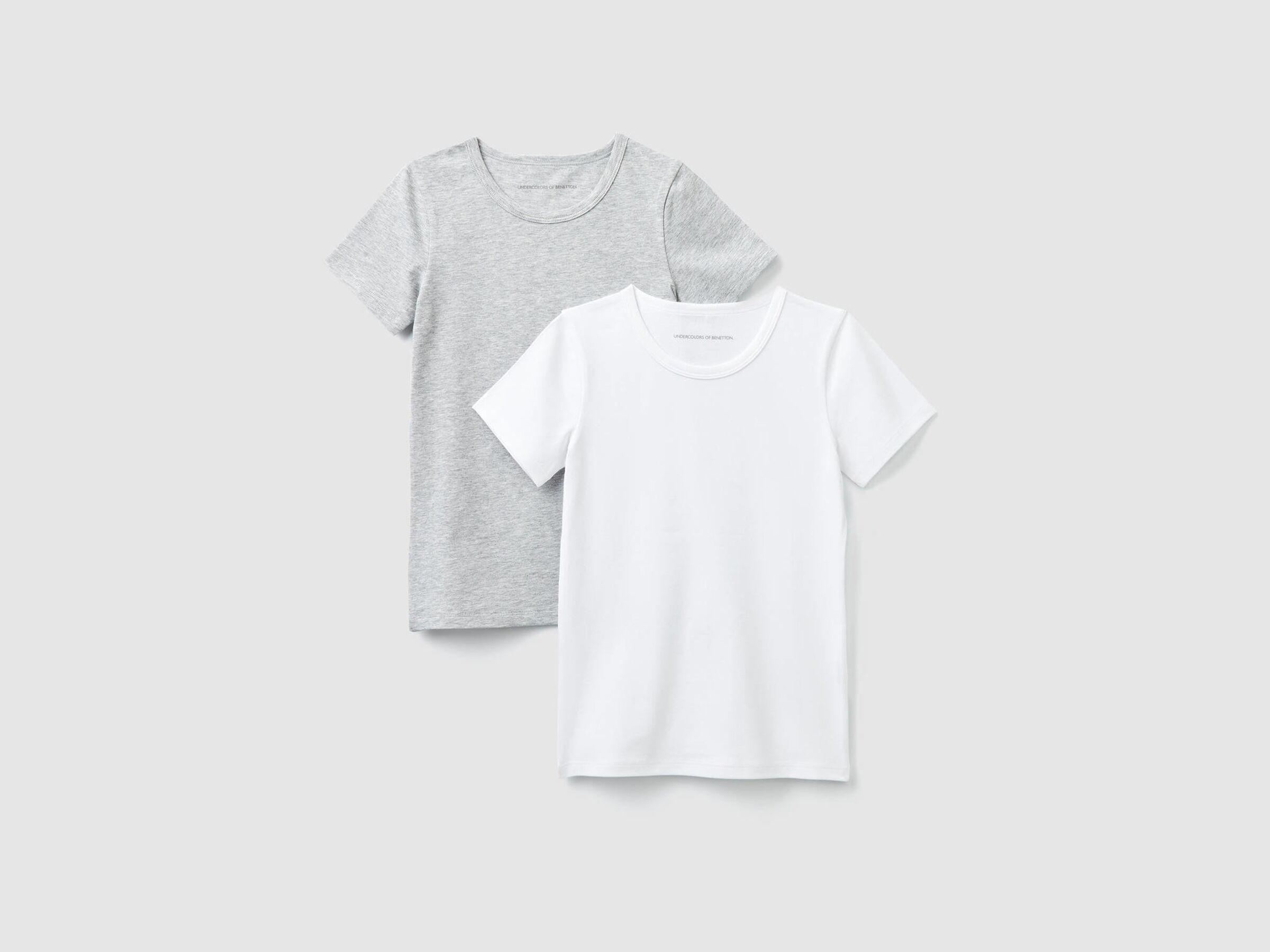 Two t-shirts in stretch cotton image number null