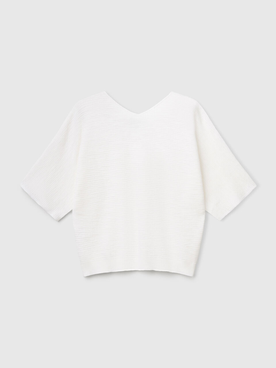 V NECK SWEATER H/S Women image number 2