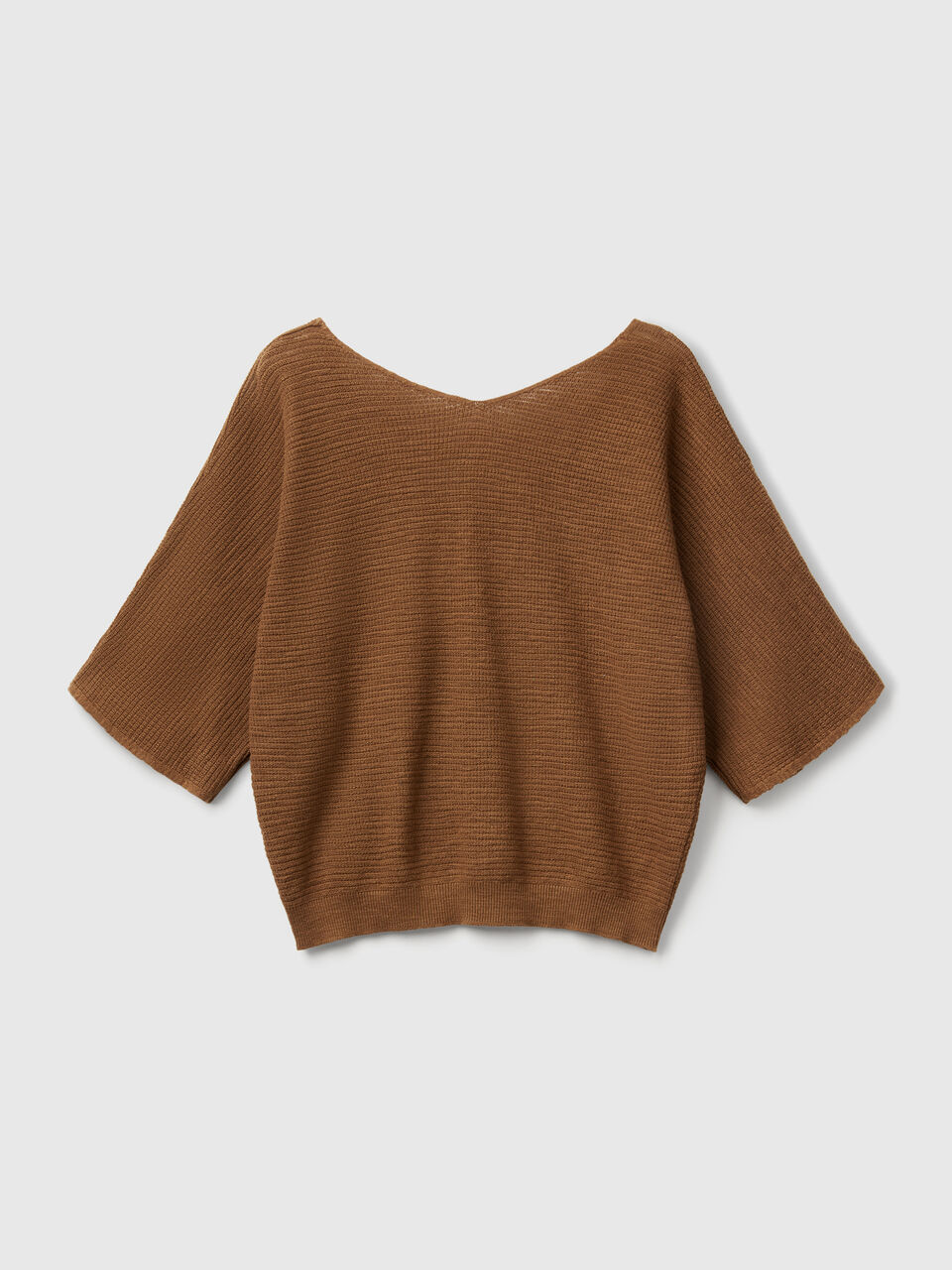 V NECK SWEATER H/S Women image number 2