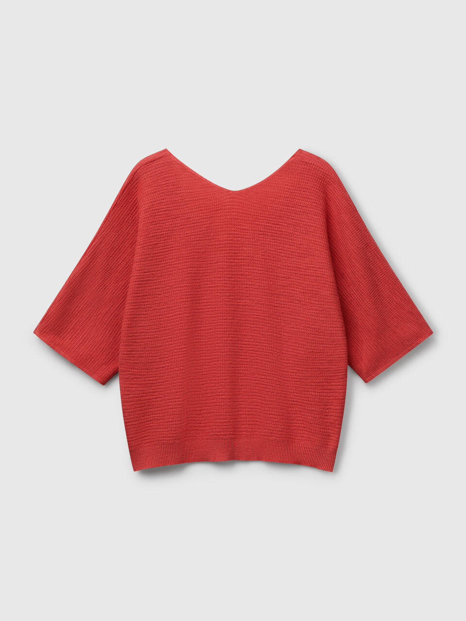 V NECK SWEATER H/S Women image number 2