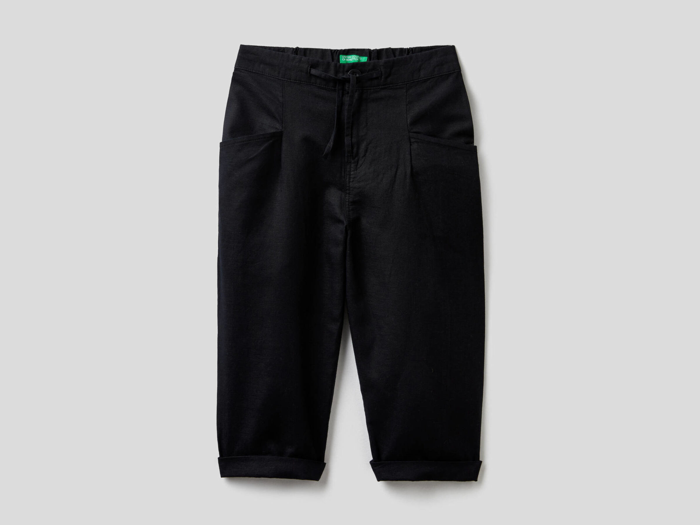 Pants in linen blend image number null