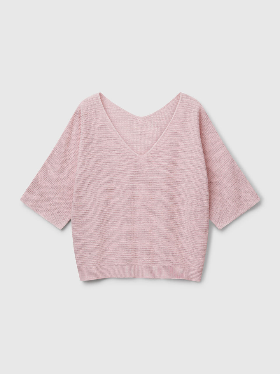 V NECK SWEATER H/S Women image number 1
