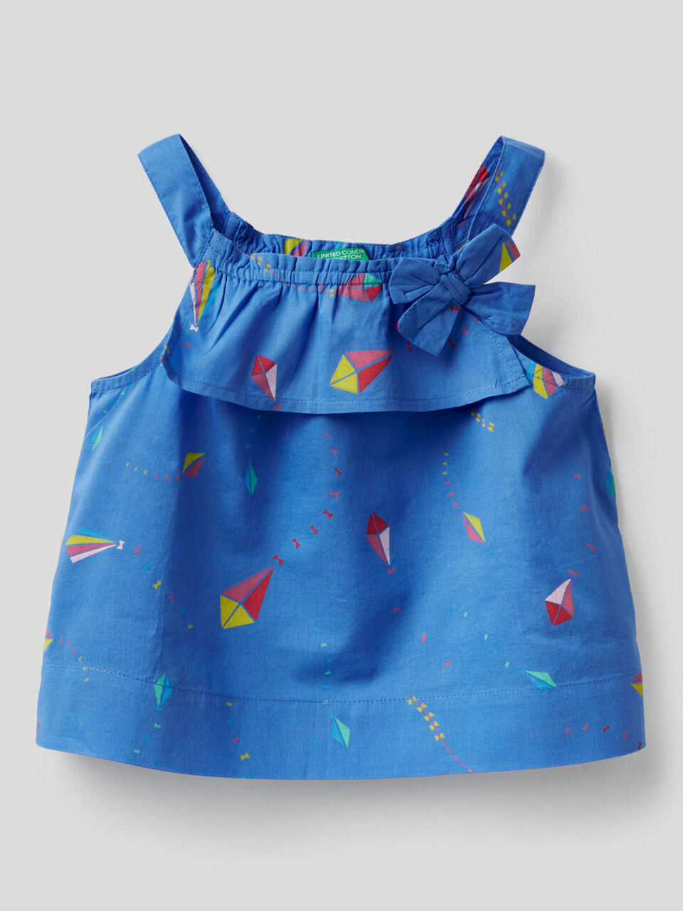 Patterned blouse in 100% cotton image number 1