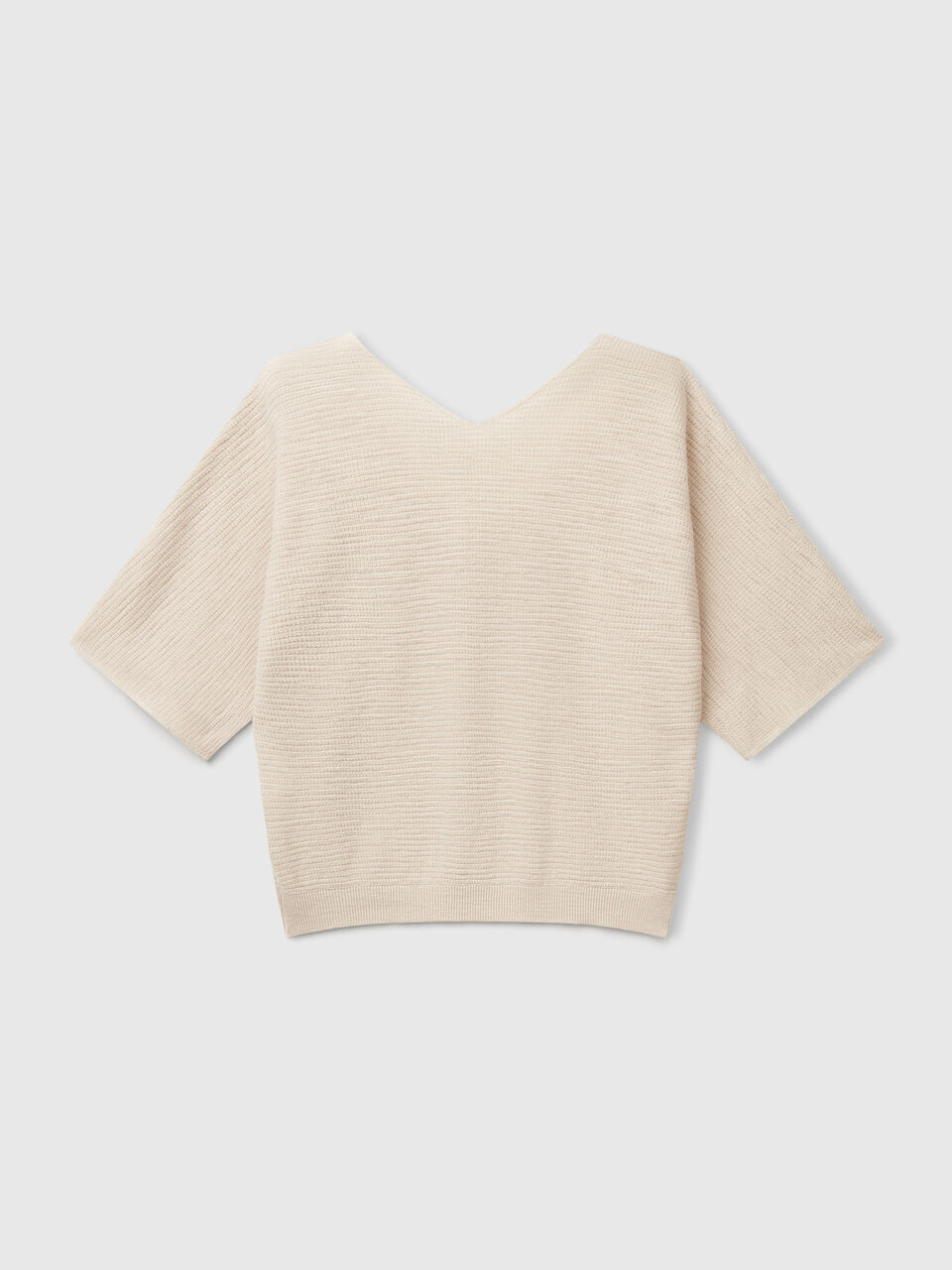 V NECK SWEATER H/S Women image number 2