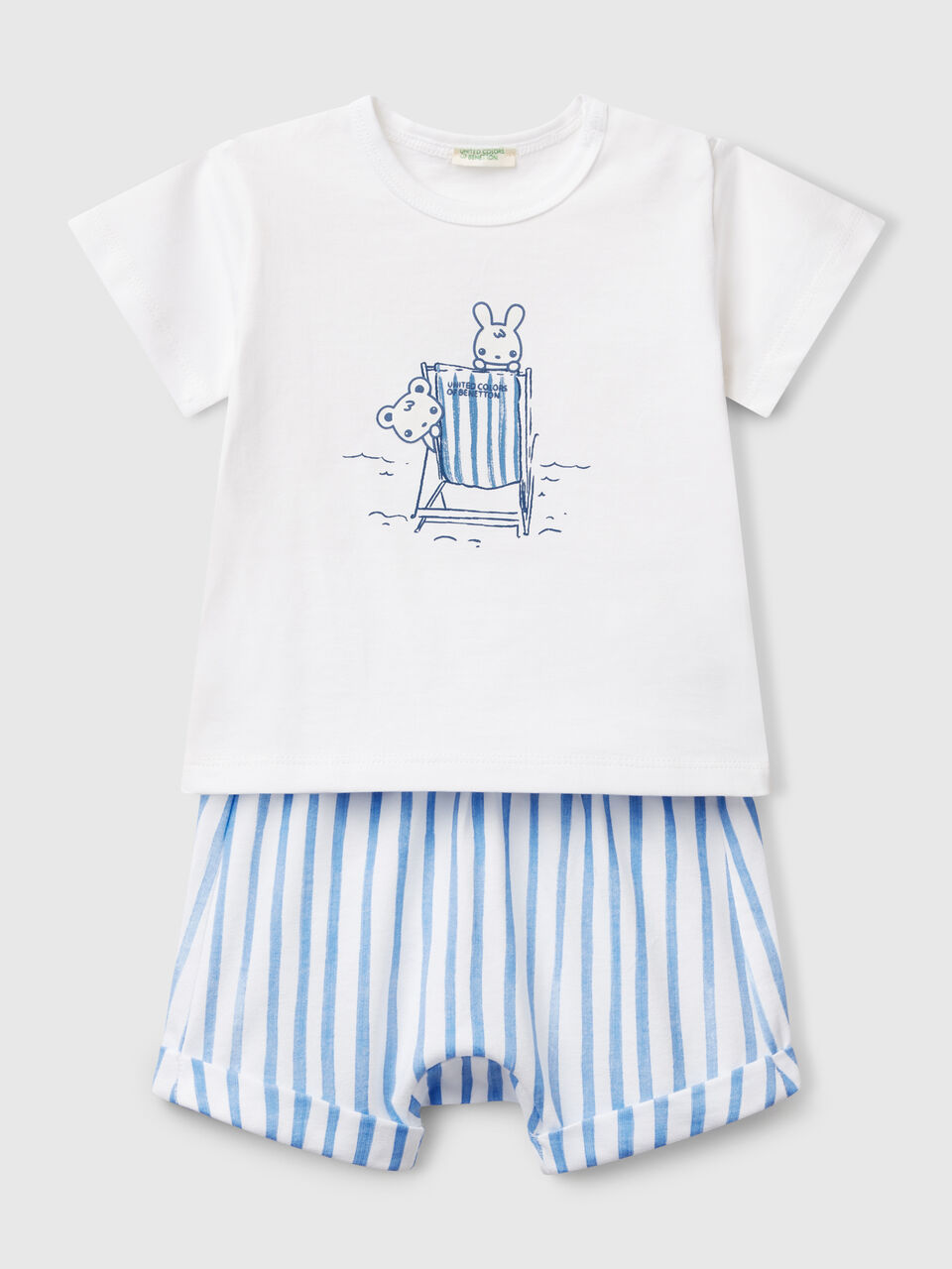 SET T-SHIRT+SHORTS New Born (0-18 months) image number 1