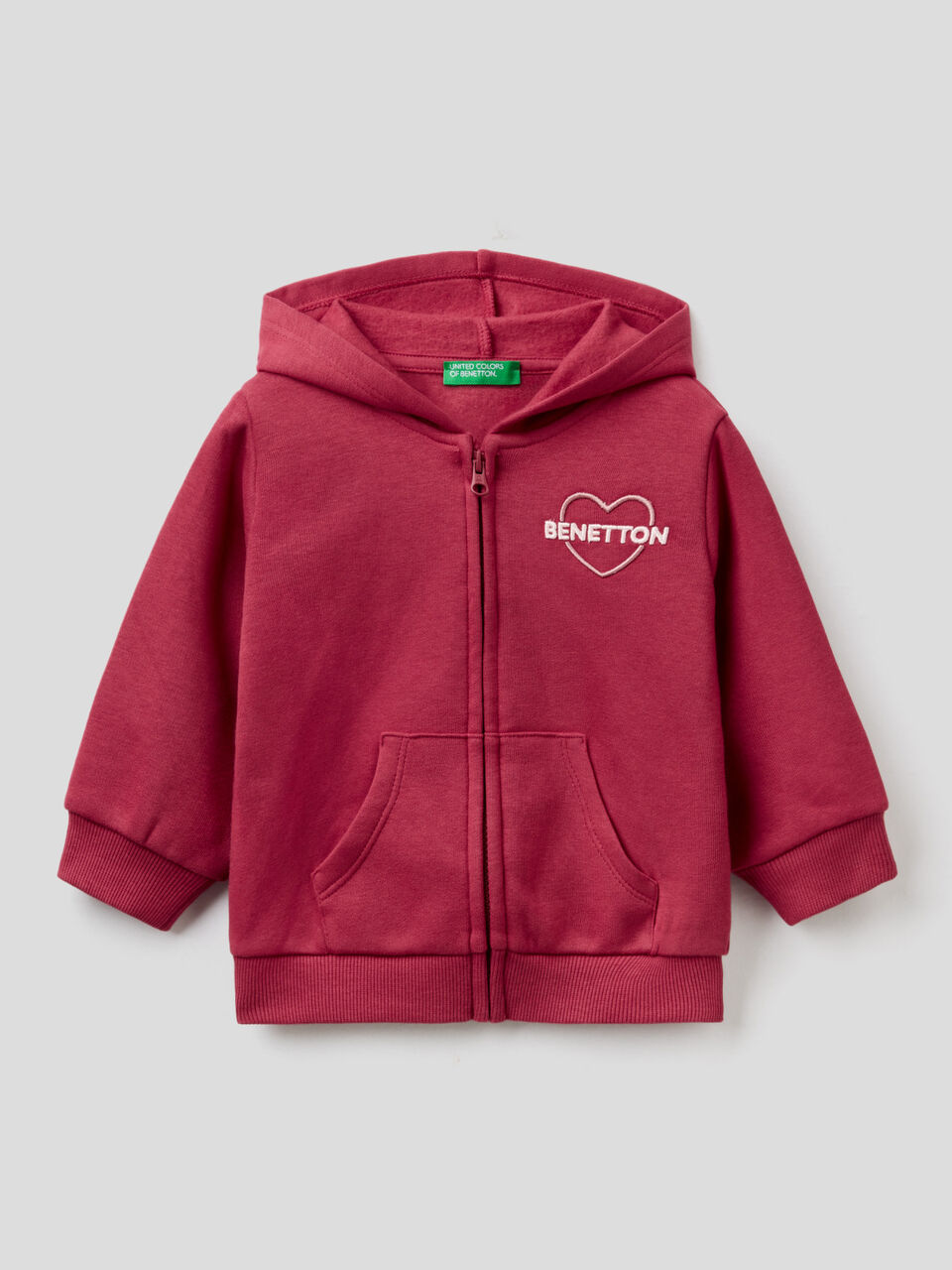 Sweatshirt with embroidered logo image number 1