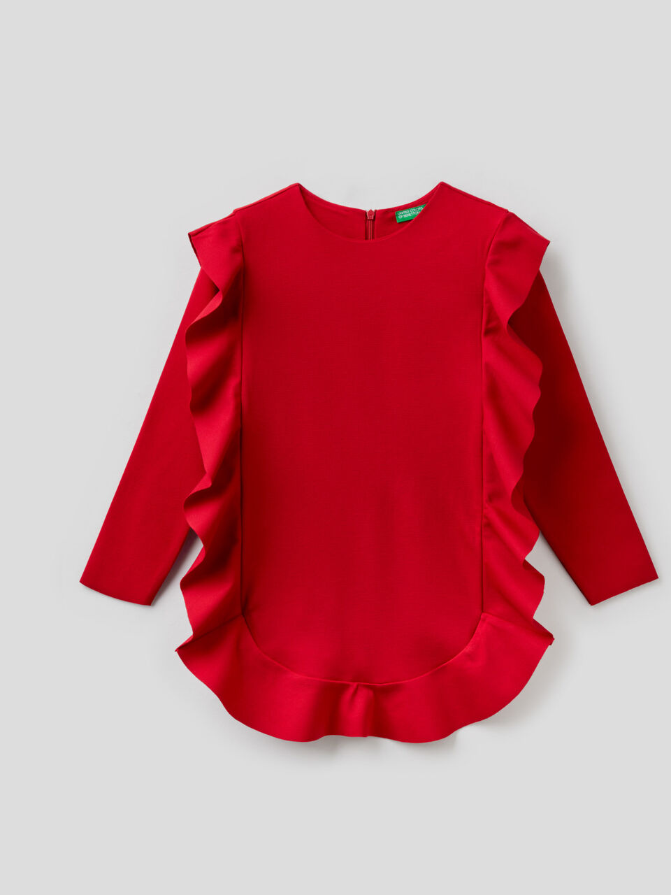 Dress with rouches applique image number 1