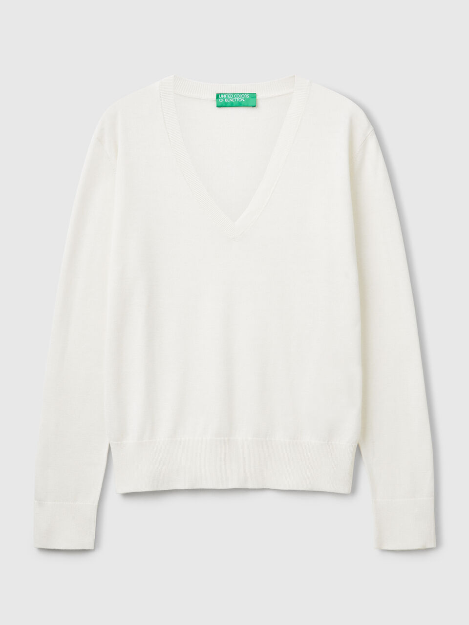 V NECK SWEATER L/S Women image number 1