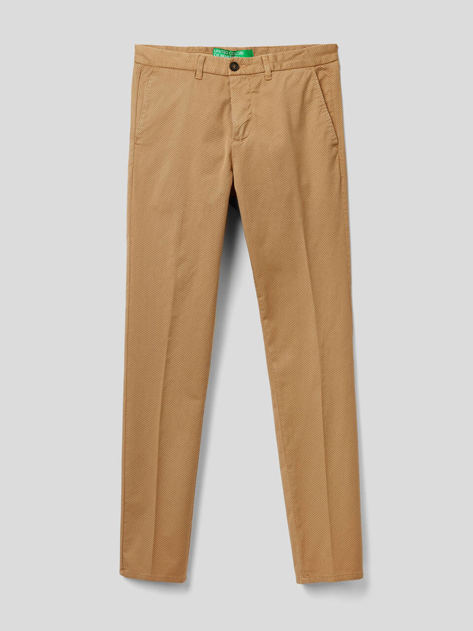 Slim fit chinos in stretch cotton image number null