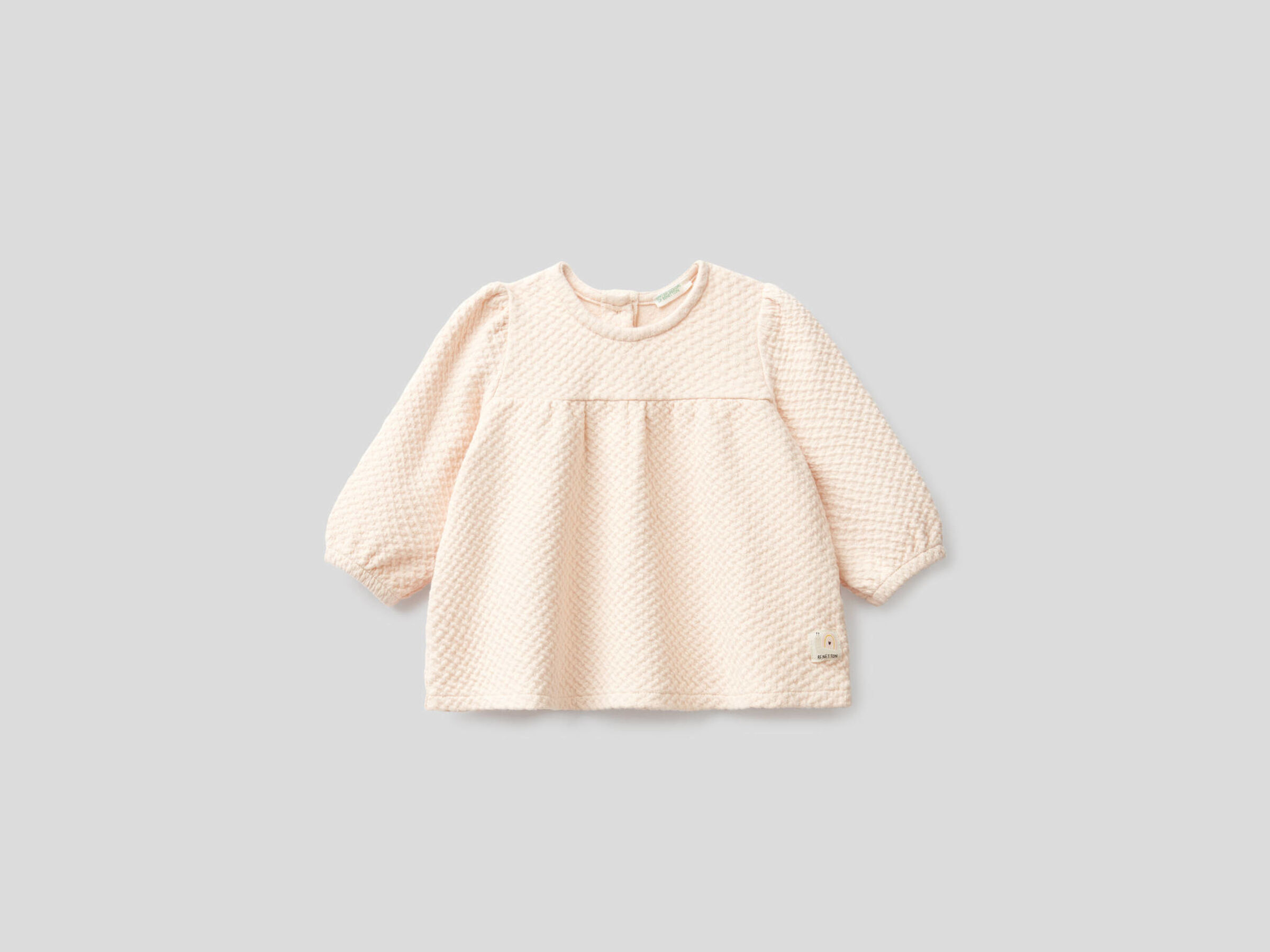 Sweatshirt in knit stretch organic cotton image number null